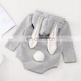 Baby Clothes Boys Girls Cotton Rabbit Hooded Rompers Bodysuit Baby Baby Romper Bodysuits Clothes thumbnail-6