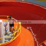 Orange Big Space Bowl Water Playground Equipment Funny Theme Park