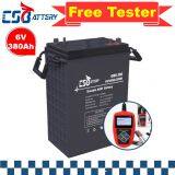 Csbattery 6V210ah Sealed-Lead-Acid AGM Battery for Forklift/Charger/Telecom/Power-Tools/Solar/Ali thumbnail-2