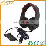 Wholesale Stylish Funny Great Quality Fashion Design Vibration Gaming Headsets thumbnail-2