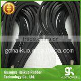 Black Adjustable Rubber v Belt thumbnail-2