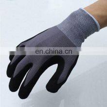 Firm Grip Wear-resistant Crinkle Latex Coated Safety Work Gloves thumbnail-4