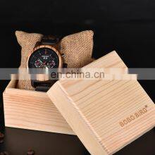 Own Design Custom Logo Luxury Wood Metal Strap Chronograph & Date Display Quartz Watch Timepieces for Women thumbnail-5