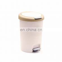 Wholesale Unique Household Plastic Pedal Bin With Lid Indoor Outdoor Plastic Trash Can thumbnail-1