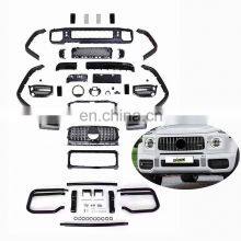 Universal For Mercedes G CLASS W464 W463A Upgrade To G63 Black Series Body Kit Front Bumper Grille Rear Diffuser Body Kit thumbnail-1