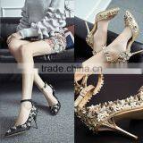 C71595A Sexy Sliver Women Party Wear Shoes Wedding Shoes Bridal thumbnail-2