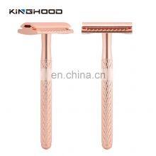 Private Label Modern Face Eco Friendly Stainless Steel Safety Razor For Men thumbnail-1