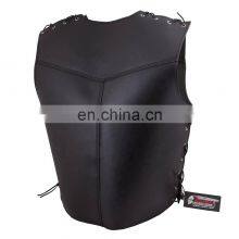 Genuine Leather Biker Motorcycle Vest, Motorbike Vest Made With 3 mm Thick Leather, Leather Motorbike Waistcoat thumbnail-5