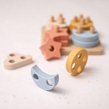 Silicone Stacking Sorting Toys for Baby and Toddlers Building Blocks Toys thumbnail-2