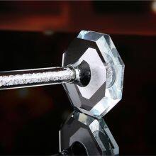 Popular Wholesale Wedding Candelabra Weddings Centerpieces K9 Crystal Glass Candlestick Candle Jars Candle Holder thumbnail-5