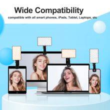 Selfie Ring Light, Rechargeable Portable Clip-on Selfie Fill Light With 28 LED for Cell Phone thumbnail-5