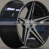 14X7.0 After Market Aluminium Car Alloy Wheels Rims 0 Offset 6x139.7 Black Machined Face for 4x4 Suv off Road Light Truck Car fr thumbnail-5