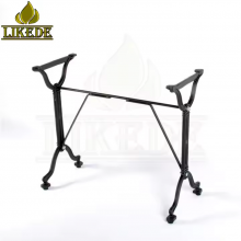 Classic Cross Legs Cast Iron Furniture Table Base & Frame Double Design Living Room Workshop Laundry Hospital Home Office Use thumbnail-3