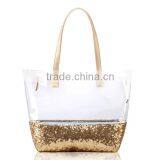 Ladies Transparent Handbag/pvc Tote Bag/pvc Waterproof Bag Quality Choice thumbnail-1