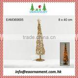 40 X 8 cm Rattan Led Christmas Tree thumbnail-1