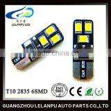 Auto Interior Led Light W5W T10 2835 6SMD Canbus Car Decorational Led Reading Light Quality Choice Most Popular thumbnail-1