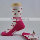 Beautiful Sweet Girls Socks Custom Design Cute Fruit Images Love Girls Socks Provide OEM Services