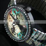 Limited edition ladies watches,beautiful dial watch,women flower wrist watch charming LD139