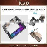 Card Pocket Wallet ShockProof Slim Hybrid Case Cover for Samsung Galaxy Note4