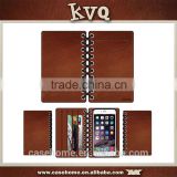 2016 bestselling exclusive deisgn wallet case for iPhone 5SE deveoped by Shenzhen KVQ Leather case manufacturer