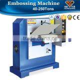 Precision Hydraulic Leather Folder Embossing Machine