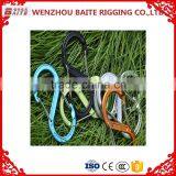 Outdoor Embossed S Shaped Carabiner Bit Aluminum Snap Hook, Mini Carabiner Aluminum Hook Wholesale China Manufacturer thumbnail-1