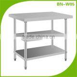 Hotel Equipment Stainless Steel Kitchen Work Table BN-05