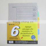 Index Paper 907GSV - Documents Divider