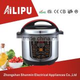 1000W CE/CB Approved Electric Pressure Cooker with 24 Hours Preset and Memory Function/6.0L Rice Cooker with Aluminium Pot