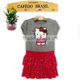 Baby Girl Summer Skirt Cotton Baby Kitty Dress thumbnail-1
