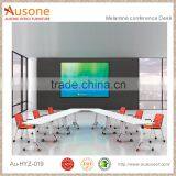 Small Meeting Table Folding Wood Office Table