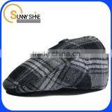 Sunny Shine New Hot Sale Warm Plaid Beret thumbnail-1