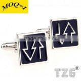 Fashion Stainless Steel Direction Cufflink