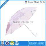 Promotion Logo Customized Transparent Princess Umbrella