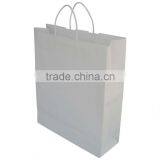 Cheap Custom Printing White Kraft Paper Shopping Bag