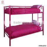 Cheap Metal School Furniture Twin Over Twin School Bunk Bed thumbnail-3