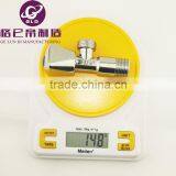 New Modern Wall Mounted Bathroom Triangle Valves Nickel Brushed 1/2" Stop Valve thumbnail-2