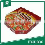WHOLESALE CHEAP CORRUGATED PIZZA BOX WITH LITHO PRINTING thumbnail-1