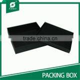 BLACK CARDBOARD PACKING BOX FOR JEWELRY thumbnail-3
