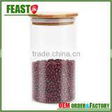 Good Sales Fancy Glass Jars ad Lids With Bamboo or Wood thumbnail-4
