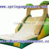 Jungle Palm Tree Inflatable Wet Slide With PoolSP-PS033