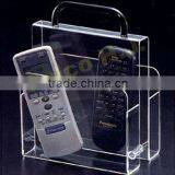 Acrylic Remote Control Holder Organizer,TV Clicker Caddy