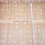 Led Curtain Light Wholesale 3m*3m 300 LEDs 8 Models Linkable Color Changing Led Christmas Curtain Light thumbnail-5