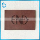Professionally customize PU leather brand label tag for apparel