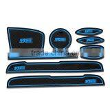Car Accessories Non-slip Interior Door Mat for Toyota Yaris 2014 9pcs/set thumbnail-2