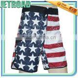 Men's USA Flag Beachwear of Shorts Sublimation Print Placement Design
