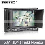 5.6" Ultra-High Resolution Brightness 350cd/m On-Camera Field Monitor With F970 Plate ST56D/O