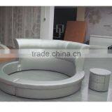 2015 Leather Round Bed SY10067 thumbnail-2