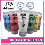 High grade wholesale colorful reflective acrylic paint price