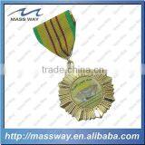 Customized Sport Award Zinc Alloy Copper Gold 3D Metal Military Medal